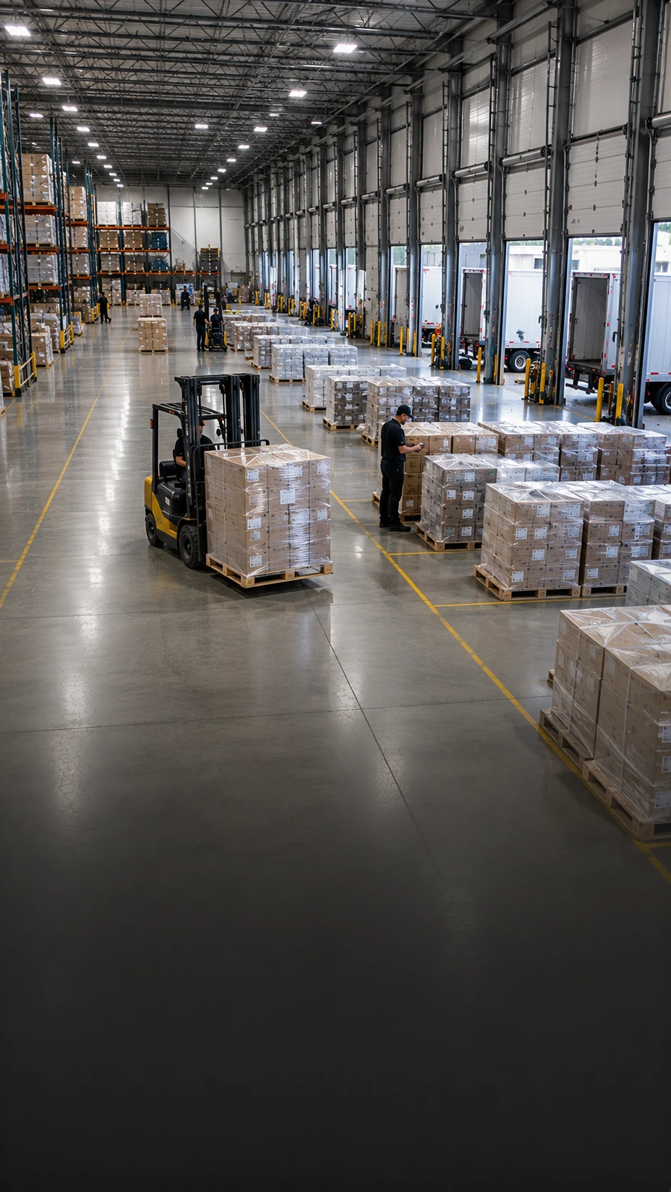 Distribution warehouse for regional commercial transportation